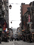 les rues colorées de Liège